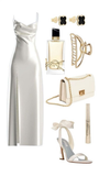 Simple White Spaghetti Straps Sheath Satin Long Party Dress Evening Dress, HZ0319