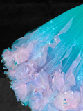 Gorgeous Sparkling Blue-green Sequin A-Line Design Evening Dress Prom Dresses HZ0319